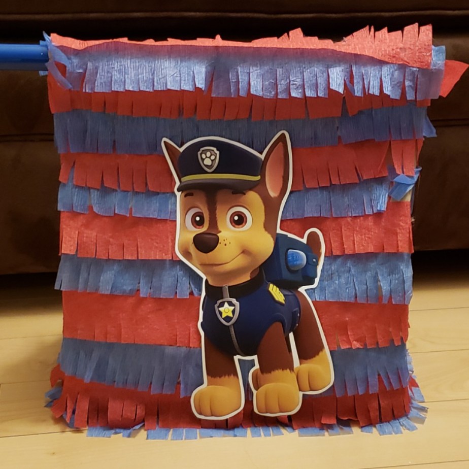 Cheap 10 minute Paw Patrol / Lego Batman DIY&nbsp;Piñata